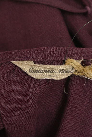 Samansa Mos2（サマンサモスモス）の古着「後ろレースアップリネンワンピース（ワンピース・チュニック）」大画像６へ