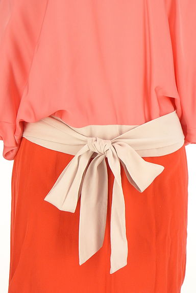 DIANE VON FURSTENBERG（ダイアンフォンファステンバーグ）の古着「バイカラードルマンワンピース（ワンピース・チュニック）」大画像５へ