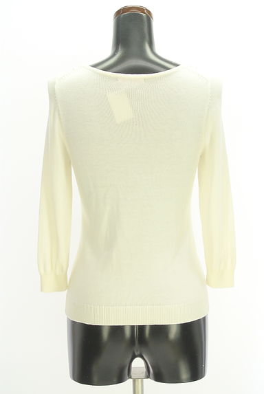 Apuweiser riche（アプワイザーリッシェ）の古着「花モチーフ付き9分袖ニット（ニット）」大画像２へ