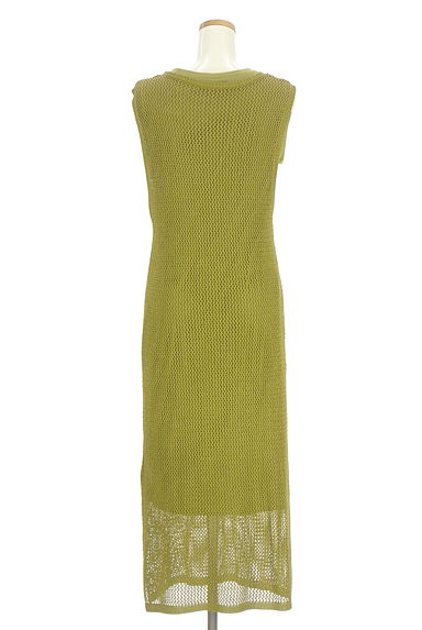 ROSE BUD（ローズバッド）の古着「インナー付きメッシュニットワンピース（ワンピース・チュニック）」大画像２へ