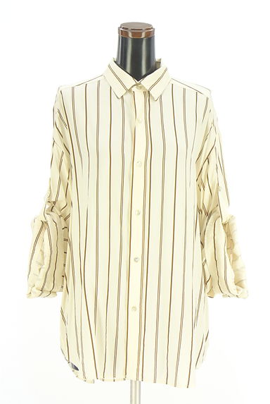 Ungrid（アングリッド）の古着「ストライプ柄シャツ（ブラウス）」大画像４へ