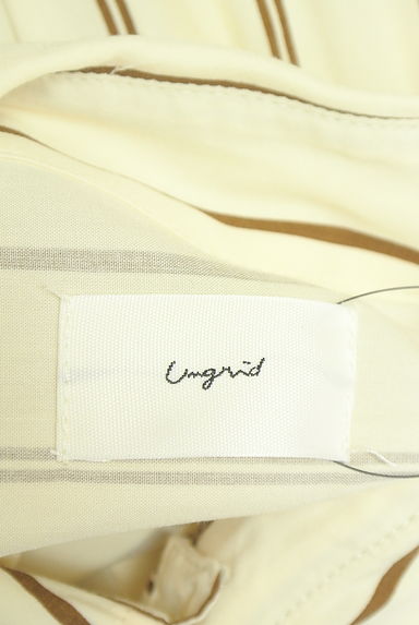 Ungrid（アングリッド）の古着「ストライプ柄シャツ（ブラウス）」大画像６へ