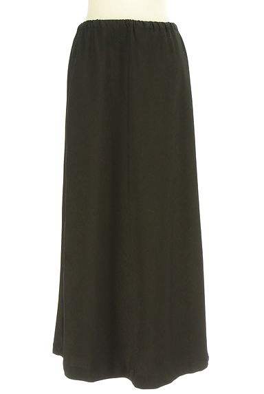 LE MELANGE（ルメランジュ）の古着「微光沢ロングフレアスカート（ロングスカート・マキシスカート）」大画像１へ