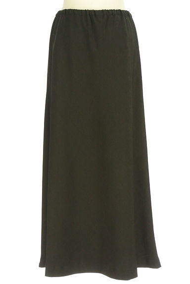 LE MELANGE（ルメランジュ）の古着「微光沢ロングフレアスカート（ロングスカート・マキシスカート）」大画像２へ