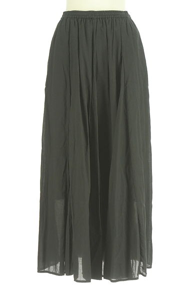 LE MELANGE（ルメランジュ）の古着「薄手コットンギャザーロングスカート（ロングスカート・マキシスカート）」大画像１へ
