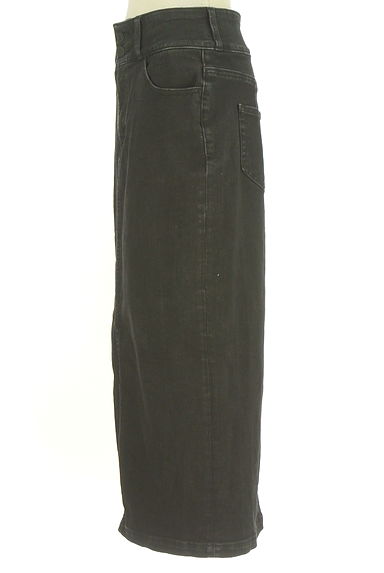 AZUL BY MOUSSY（アズールバイマウジー）の古着「ハイウエストストレッチデニムスカート（ロングスカート・マキシスカート）」大画像３へ