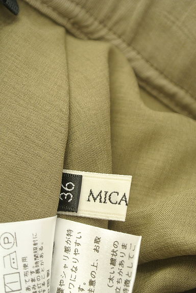 mica&deal（マイカアンドディール）の古着「綿麻混タックフレアロングスカート（ロングスカート・マキシスカート）」大画像６へ