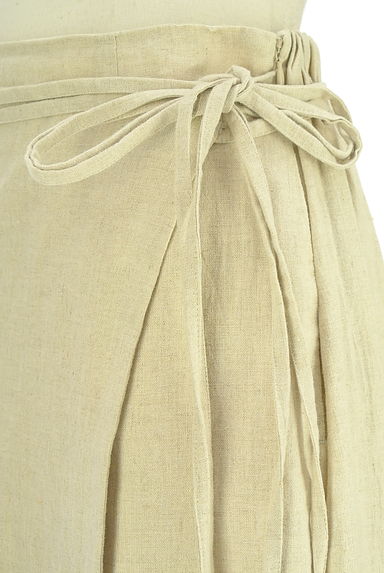 mica&deal（マイカアンドディール）の古着「ラップ風リネンロングタイトスカート（ロングスカート・マキシスカート）」大画像４へ