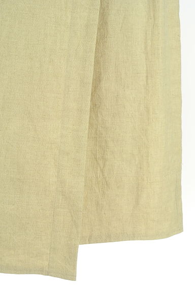 mica&deal（マイカアンドディール）の古着「ラップ風リネンロングタイトスカート（ロングスカート・マキシスカート）」大画像５へ