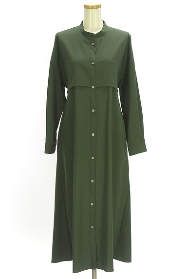 OSMOSIS（オズモーシス）の古着「loaf エプロン風ロングシャツワンピース（ワンピース・チュニック）」大画像１へ