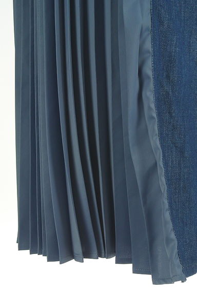 OSMOSIS（オズモーシス）の古着「loaf プリーツ×デニムロングスカート（ロングスカート・マキシスカート）」大画像５へ