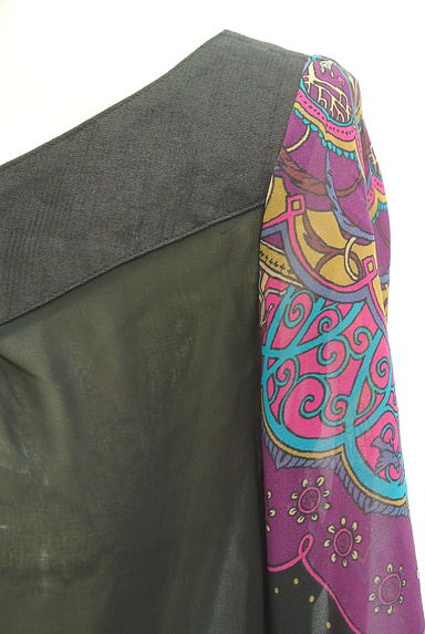 mash mania（マッシュマニア）の古着「エスニック柄シフォンカットソー（カットソー・プルオーバー）」大画像５へ