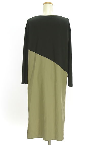 OSMOSIS（オズモーシス）の古着「イレギュラーヘムバイカラーワンピース（ワンピース・チュニック）」大画像２へ