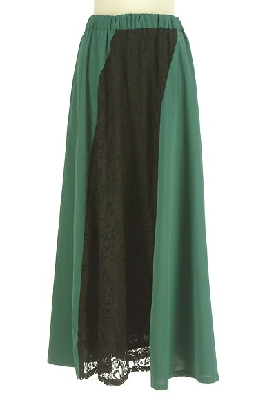 OSMOSIS（オズモーシス）の古着「loaf レース切替バイカラーロングスカート（ロングスカート・マキシスカート）」大画像１へ