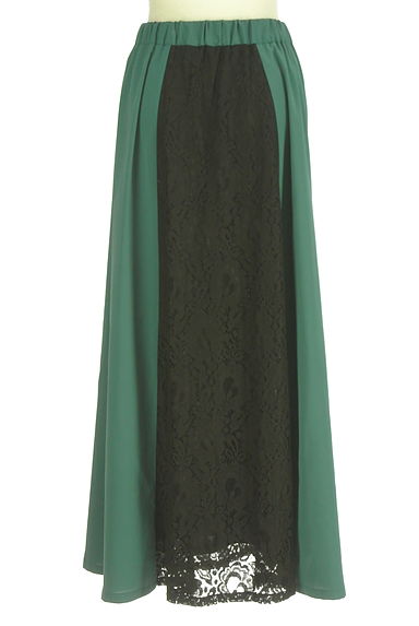 OSMOSIS（オズモーシス）の古着「loaf レース切替バイカラーロングスカート（ロングスカート・マキシスカート）」大画像２へ