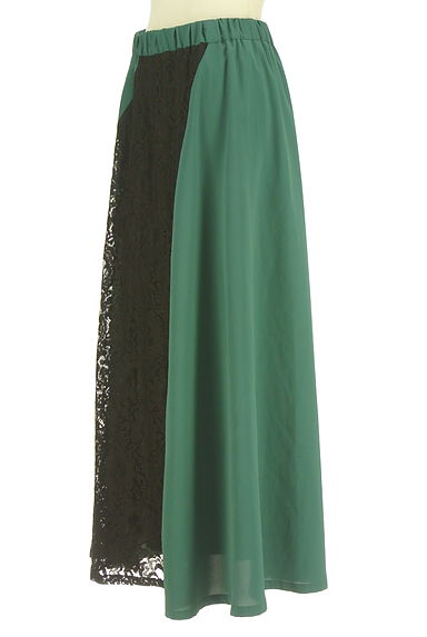 OSMOSIS（オズモーシス）の古着「loaf レース切替バイカラーロングスカート（ロングスカート・マキシスカート）」大画像３へ