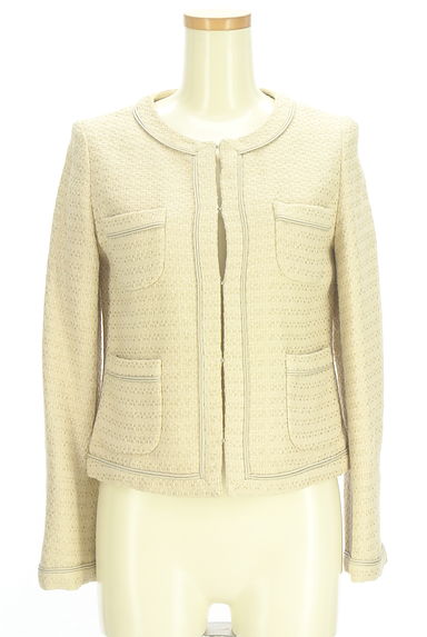 green label relaxing（グリーンレーベル リラクシング）の古着「ノーカラーツイードジャケット（ジャケット）」大画像１へ