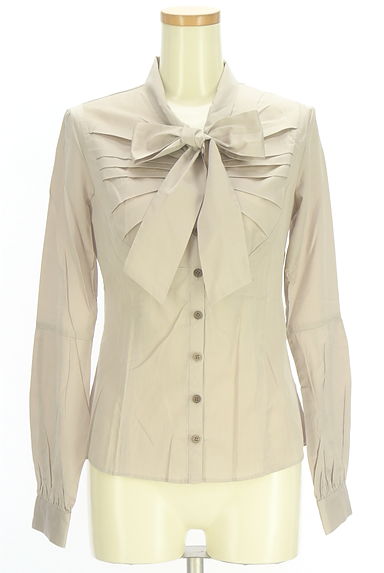 INTER PLANET（インタープラネット）の古着「ボウタイタックブラウス（ブラウス）」大画像１へ