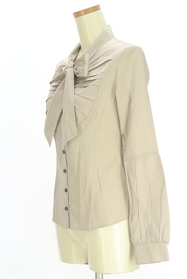 INTER PLANET（インタープラネット）の古着「ボウタイタックブラウス（ブラウス）」大画像３へ