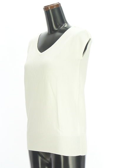 クリックで大画像表示 VICKY(ビッキー)の古着「Vネックノースリニットトップス(ニット)」大画像3へ