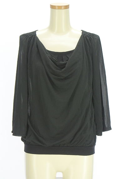 UNTITLED（アンタイトル）の古着「レイヤード風ドレープカットソー（カットソー・プルオーバー）」大画像１へ