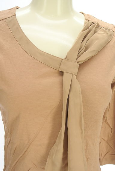 INDIVI（インディヴィ）の古着「シフォンボウタイ七分袖カットソー（カットソー・プルオーバー）」大画像４へ