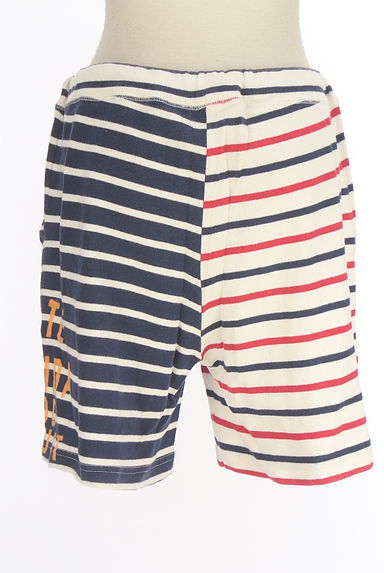 CUBE SUGAR（キューブシュガー）の古着「ボーダー柄切替スウェットショートパンツ（ショートパンツ・ハーフパンツ）」大画像２へ