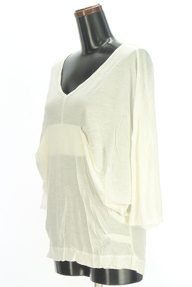 COUP DE CHANCE（クードシャンス）の古着「ラメ入りVネックドルマンカットソー（カットソー・プルオーバー）」大画像３へ