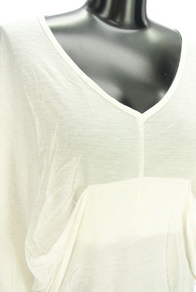 COUP DE CHANCE（クードシャンス）の古着「ラメ入りVネックドルマンカットソー（カットソー・プルオーバー）」大画像４へ