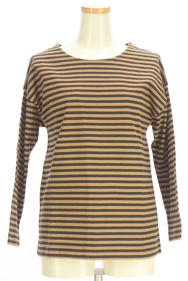 INED（イネド）の古着「ボーダー柄カットソー（カットソー・プルオーバー）」大画像１へ