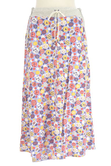 CUBE SUGAR（キューブシュガー）の古着「ドット柄コットンロングスカート（ロングスカート・マキシスカート）」大画像１へ