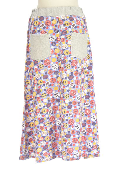 CUBE SUGAR（キューブシュガー）の古着「ドット柄コットンロングスカート（ロングスカート・マキシスカート）」大画像２へ