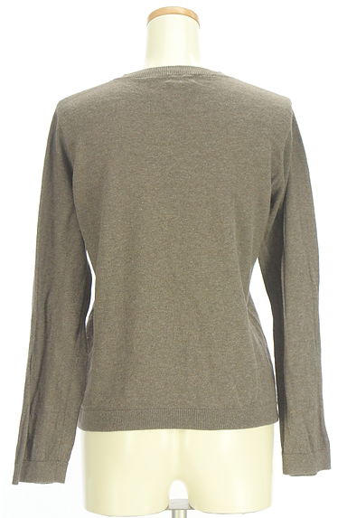 Samansa Mos2（サマンサモスモス）の古着「ワンポイント花刺繍ニットカーディガン（カーディガン・ボレロ）」大画像２へ