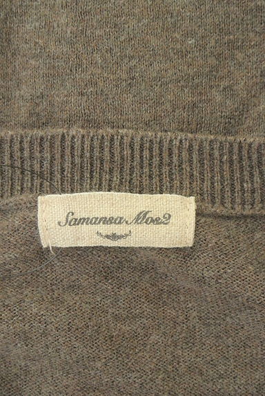 Samansa Mos2（サマンサモスモス）の古着「ワンポイント花刺繍ニットカーディガン（カーディガン・ボレロ）」大画像６へ