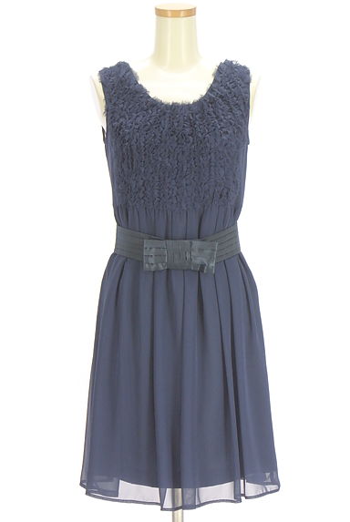 LOUNIE（ルーニィ）の古着「ノースリフリルシフォンワンピース（ワンピース・チュニック）」大画像１へ