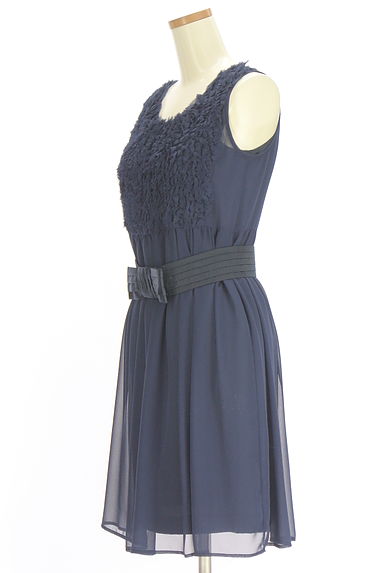 LOUNIE（ルーニィ）の古着「ノースリフリルシフォンワンピース（ワンピース・チュニック）」大画像３へ