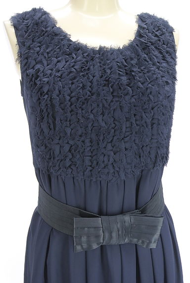 LOUNIE（ルーニィ）の古着「ノースリフリルシフォンワンピース（ワンピース・チュニック）」大画像４へ