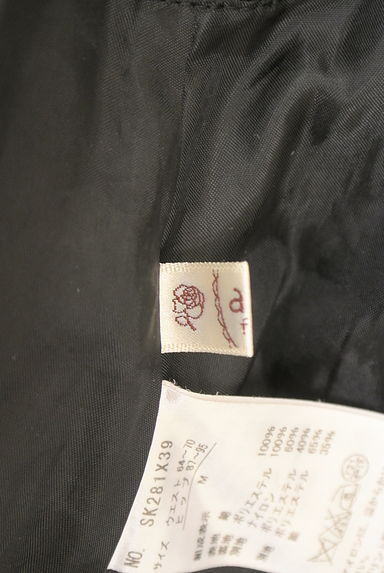 クリックで大画像表示 axes femme(アクシーズファム)の古着「チェック×フロッキーバラ柄ミニスカート(ミニスカート)」大画像6へ