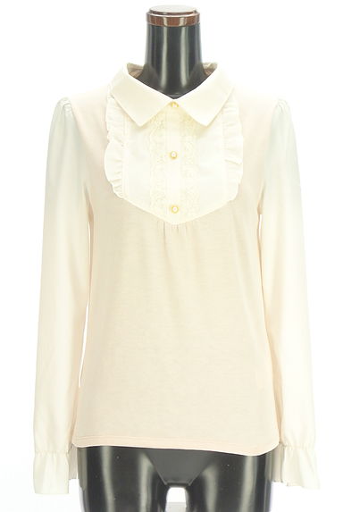 クリックで大画像表示 axes femme(アクシーズファム)の古着「別地切替カットソー(カットソー・プルオーバー)」大画像1へ