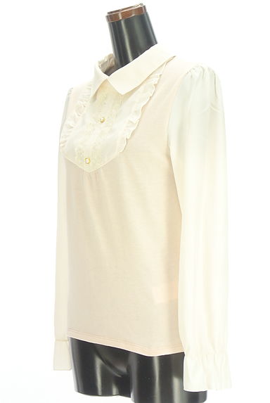 クリックで大画像表示 axes femme(アクシーズファム)の古着「別地切替カットソー(カットソー・プルオーバー)」大画像3へ