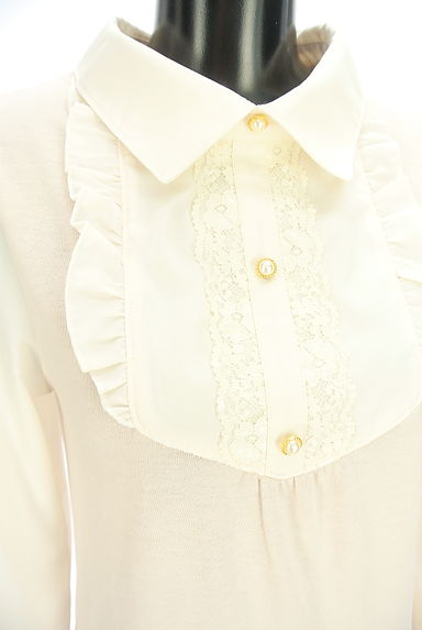 クリックで大画像表示 axes femme(アクシーズファム)の古着「別地切替カットソー(カットソー・プルオーバー)」大画像4へ