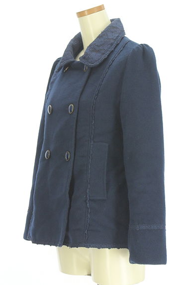 axes femme（アクシーズファム）の古着「ショート丈レース襟コート（コート）」大画像３へ