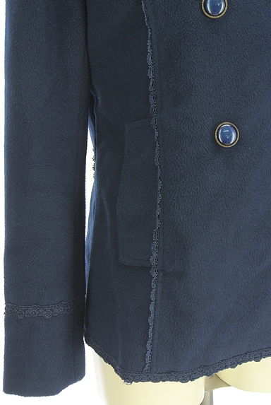 axes femme（アクシーズファム）の古着「ショート丈レース襟コート（コート）」大画像５へ