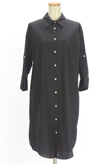 GRAND TABLE（グランターブル）の古着「後ろリブライン入りシャツワンピース（ワンピース・チュニック）」大画像１へ