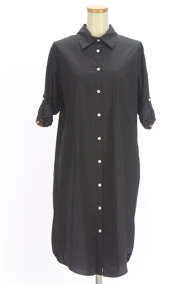 GRAND TABLE（グランターブル）の古着「後ろリブライン入りシャツワンピース（ワンピース・チュニック）」大画像５へ