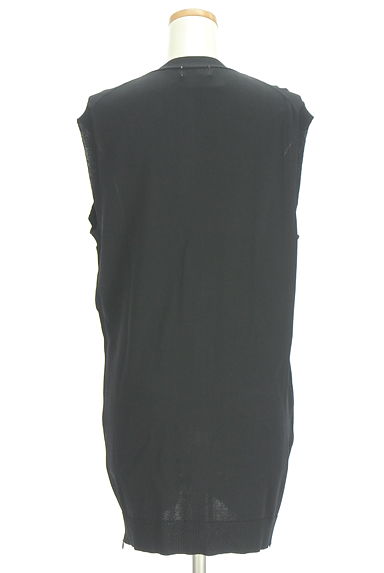 LA SUD（ラシュッド）の古着「ロングニットベスト（ベスト・ジレ）」大画像２へ