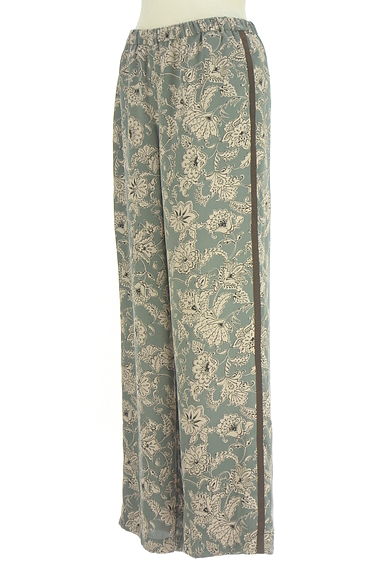 Aga（アーガ）の古着「サイドライン花柄パンツ（パンツ）」大画像３へ