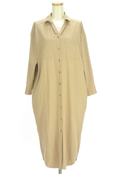 クリックで大画像表示 niko and...(ニコ アンド)の古着「オープンカラーロングシャツワンピ(ワンピース・チュニック)」大画像1へ