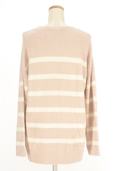 クリックで大画像表示 gelato pique(ジェラートピケ)の古着「ゆったりボーダーニット(ニット)」大画像2へ