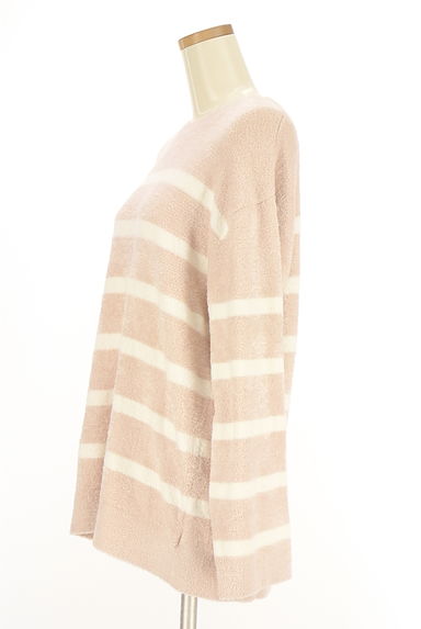 クリックで大画像表示 gelato pique(ジェラートピケ)の古着「ゆったりボーダーニット(ニット)」大画像3へ